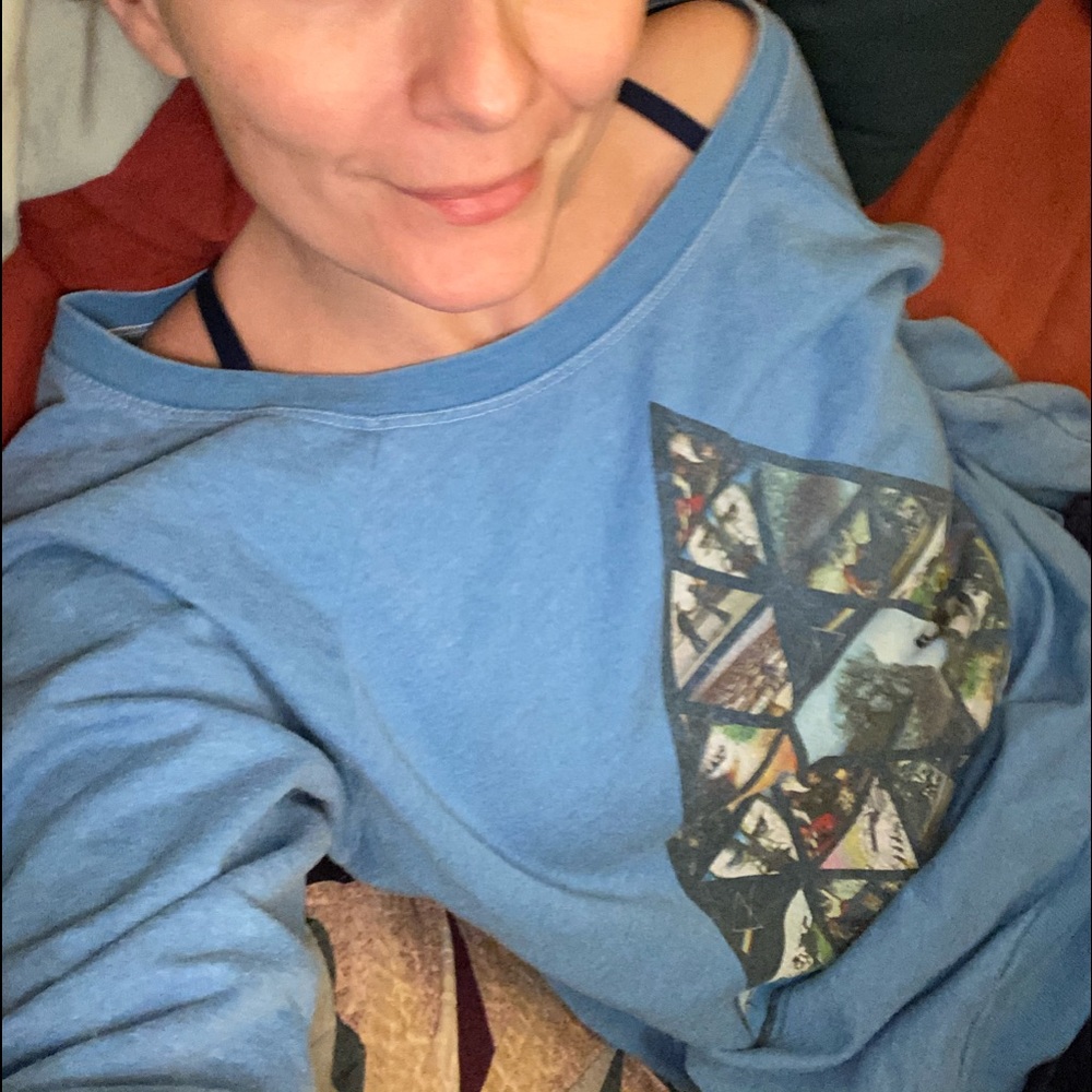Chaser Blue sweatshirt with Pink Floyd graphic